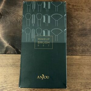 Anjou "22" Piece Makeup Brush Set Rose Golden Professional Tools (Open Box) READ